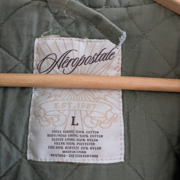 Y2K Aeropostale Olive Jacket - Picture 3 of 7